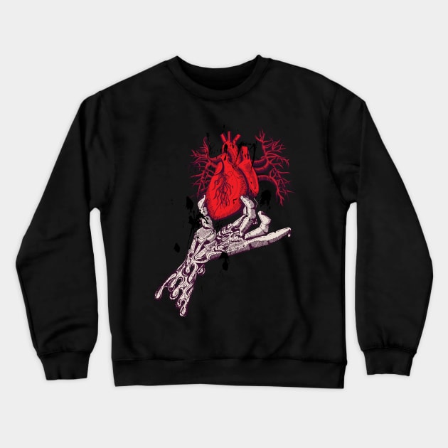 My Plucking Heart Crewneck Sweatshirt by JakeRhodes